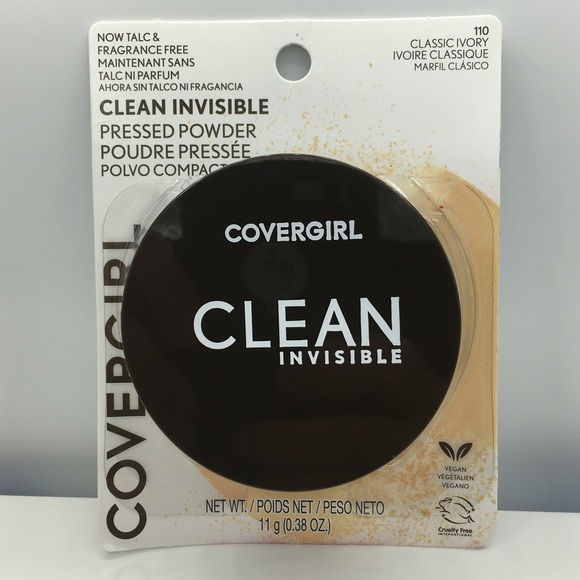 FREE🛍️ w Purchase || Covergirl || CLEAN Pressed Powder || 110 Classic Ivory - Picture 1 of 3